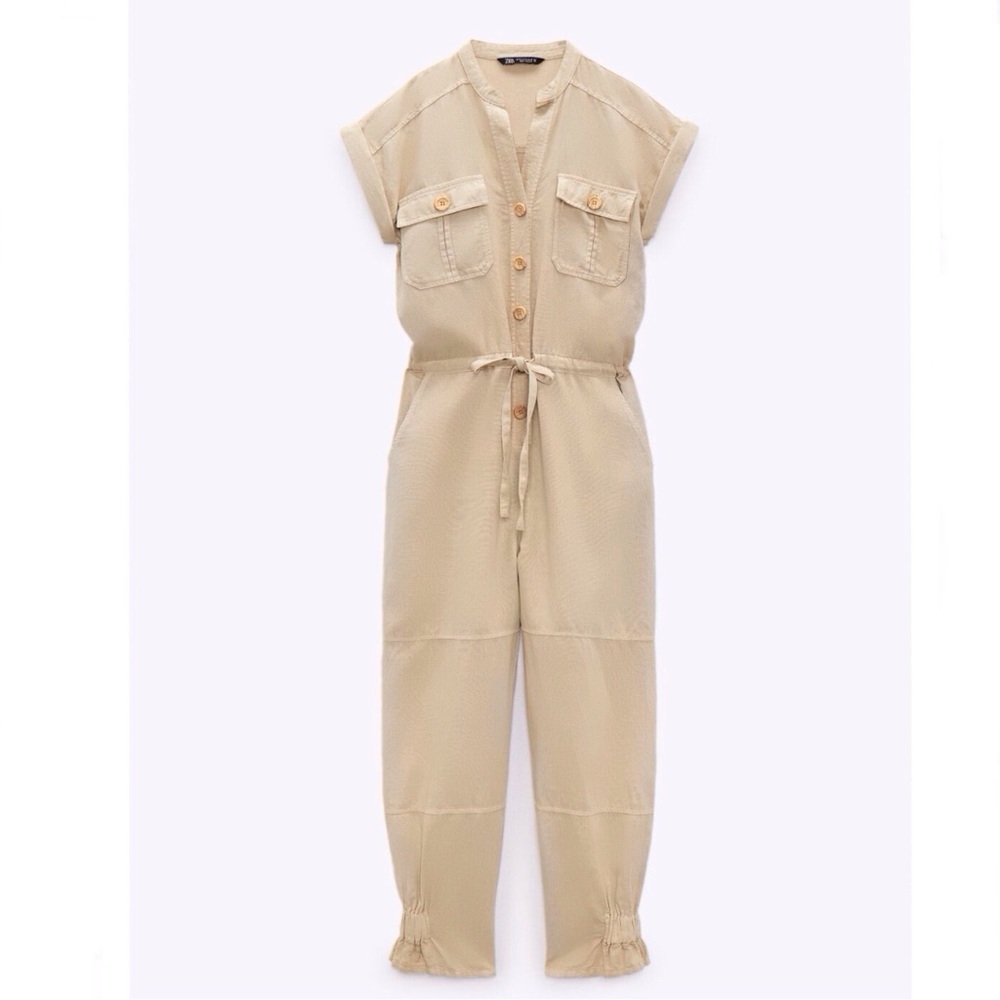 Linen Blend Jumpsuit